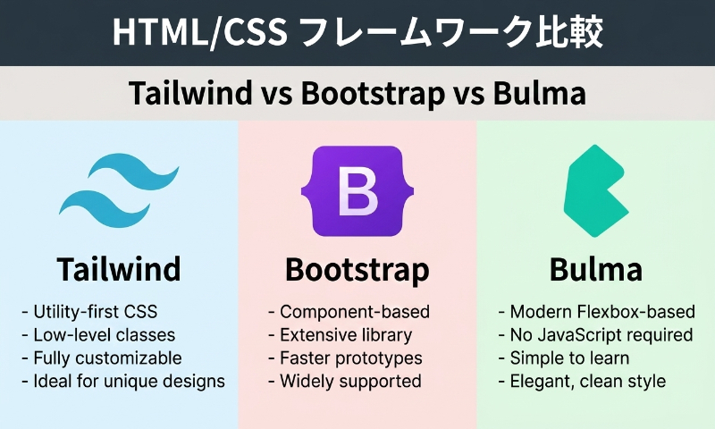 HTML/CSS フレームワーク比較